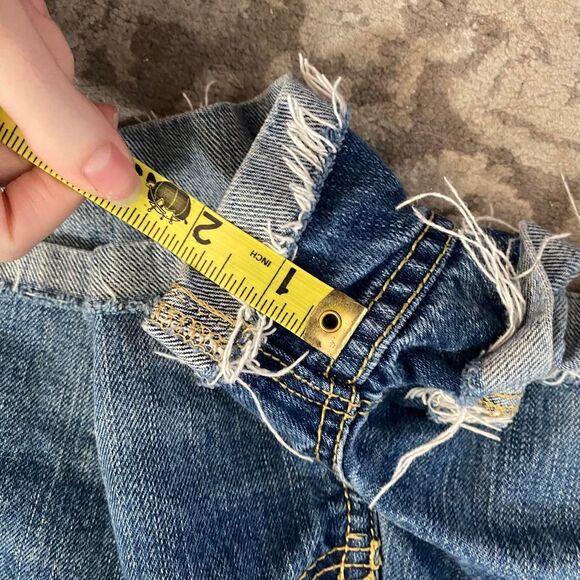 Y2K Pink by Victoria's Secret Denim Micro Mini Shorts - Picture 6 of 6